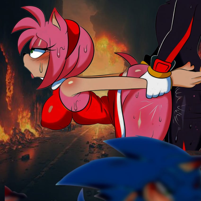 ai_assisted ai_generated amy_rose anthro arms_held_back beaten blood bruised cheating defeated defeated_hero doggy_style female fur furry holding_arms netorare novelai open_mouth sega sex_from_behind sex_in_public shadow_the_hedgehog shadow_the_hedgehog_(game) sonic_(series) sonic_the_hedgehog sonic_the_hedgehog_(series) that_guy9001