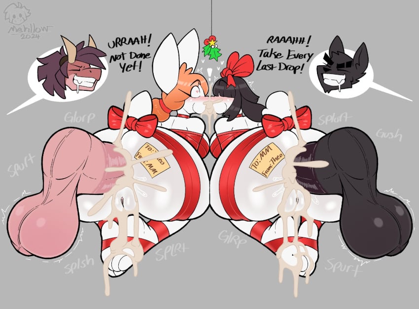 abbi_(kilinah) anal_sex big_ass big_penis bubble_butt cum female furry huge_ass huge_cock mehdrawings oreo_(kilinah) penis pussy sex tagme thick_thighs wide_hips yuri