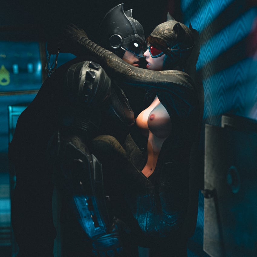 1boy1girl 1girls 3d batman batman:_arkham_knight batman_(series) bruce_wayne catwoman catwoman_(arkham) catwoman_(arkham_knight) dc dc_comics female nude nude_female pale-skinned_female penetration penis penis_in_pussy project_vega selina_kyle sex vagina vaginal_penetration