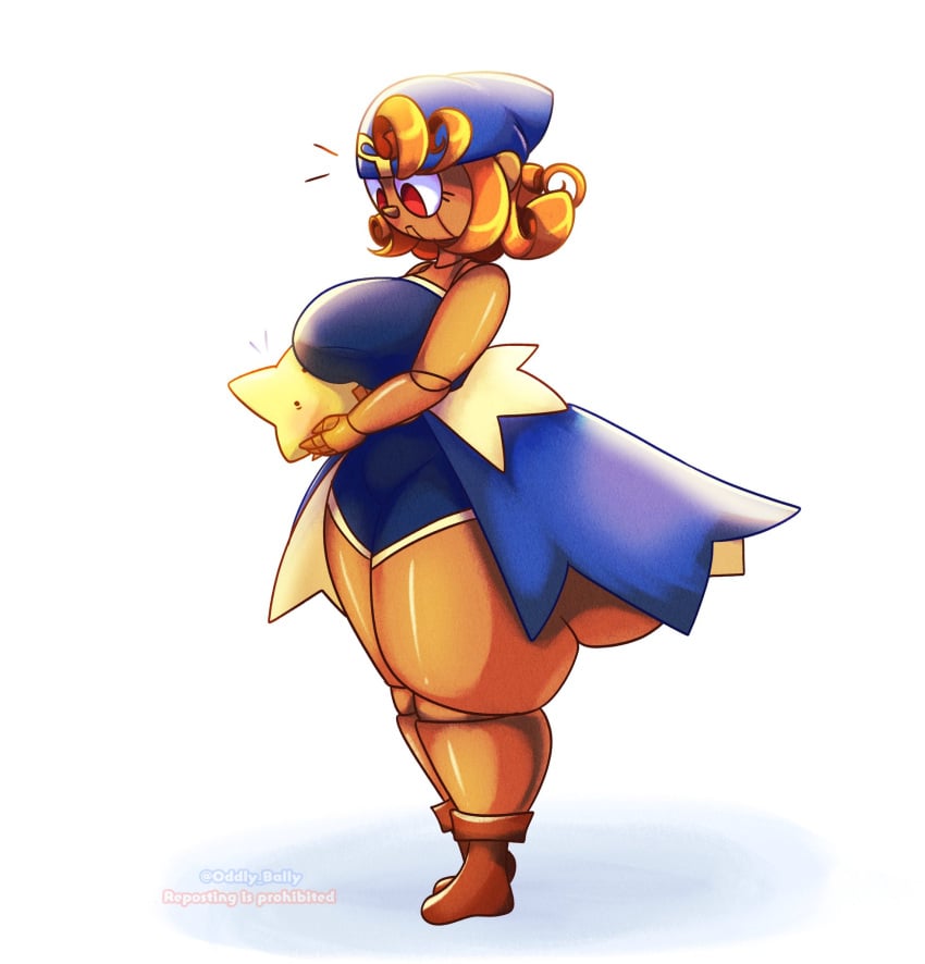 big_ass big_breasts big_thighs geno_(mario) humanoid mario_(series) nintendo non-human oddly_bally rule_63 source_request super_mario_rpg