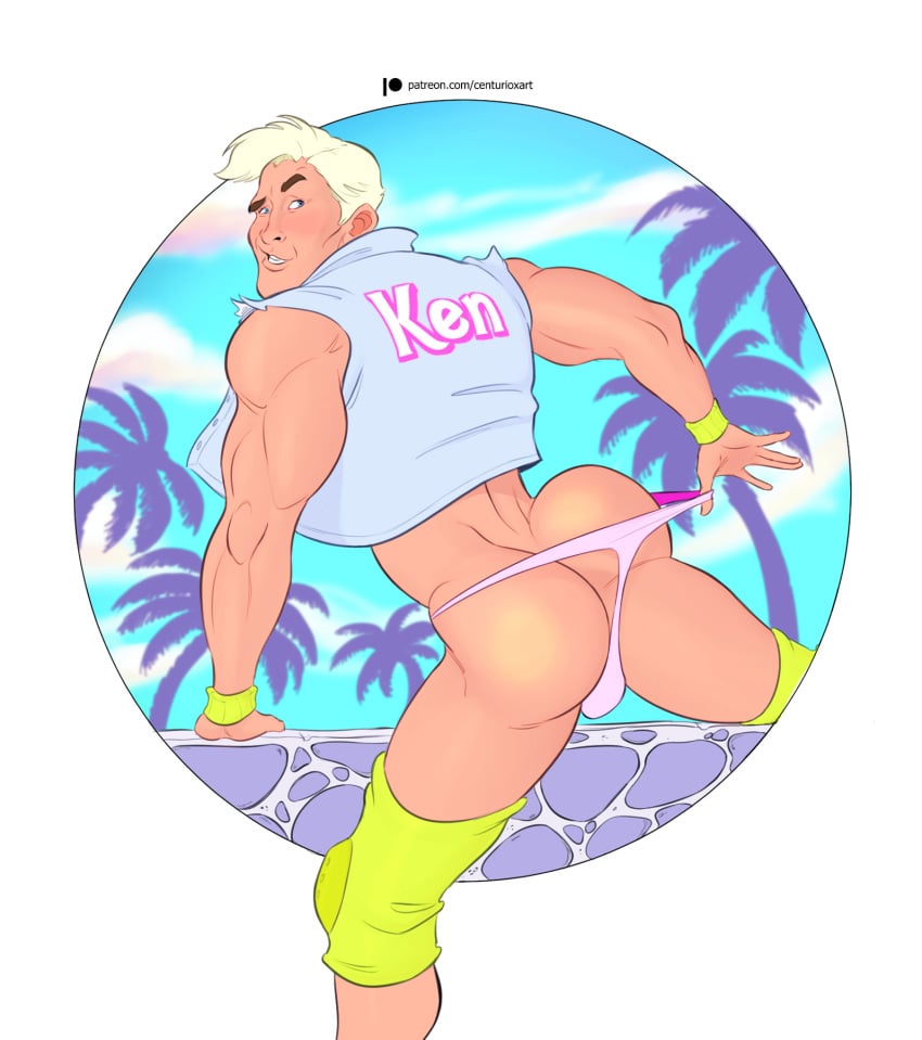 barbie_(2023) barbie_(franchise) centurioxart ken_carson male male_only tagme thong thong_aside