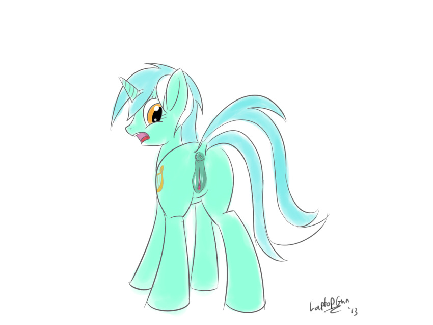 equine female feral friendship_is_magic laptopgun lyra_heartstrings_(mlp) my_little_pony pussy