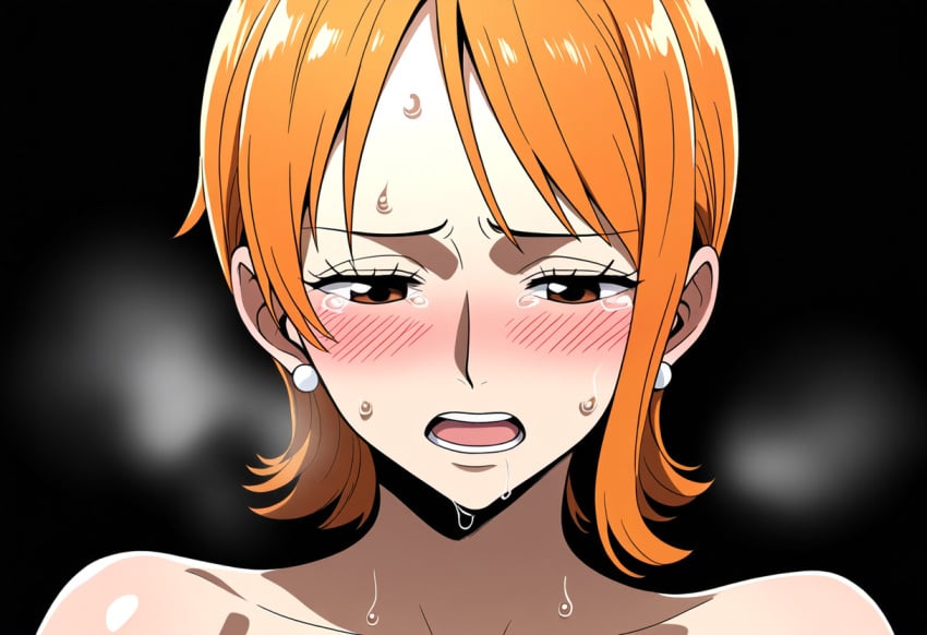 ai_generated ashitsutta female female_only nami_(one_piece) nude one_piece