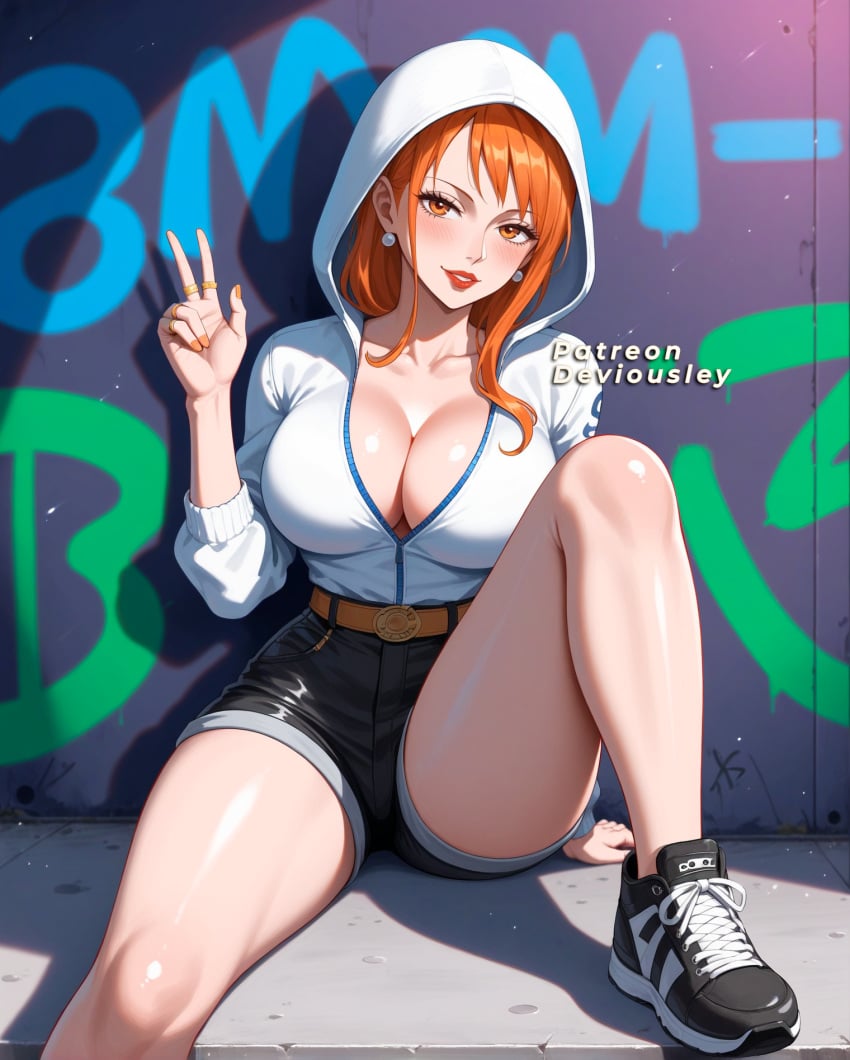 ai_generated deviousley female female_only nami nami_(one_piece) one_piece