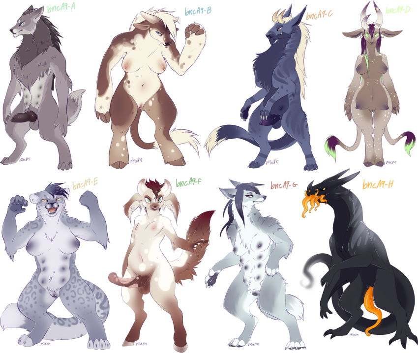 2013 4boys 4girls anthro balls bovine breasts canine cattle demon dragon feline female furry hooves horn horsecock leopard maim male minotaur minotaur_female monster no_humans penis pussy snow_leopard tagme tentacle text uncensored unknown_species were werewolf wolf