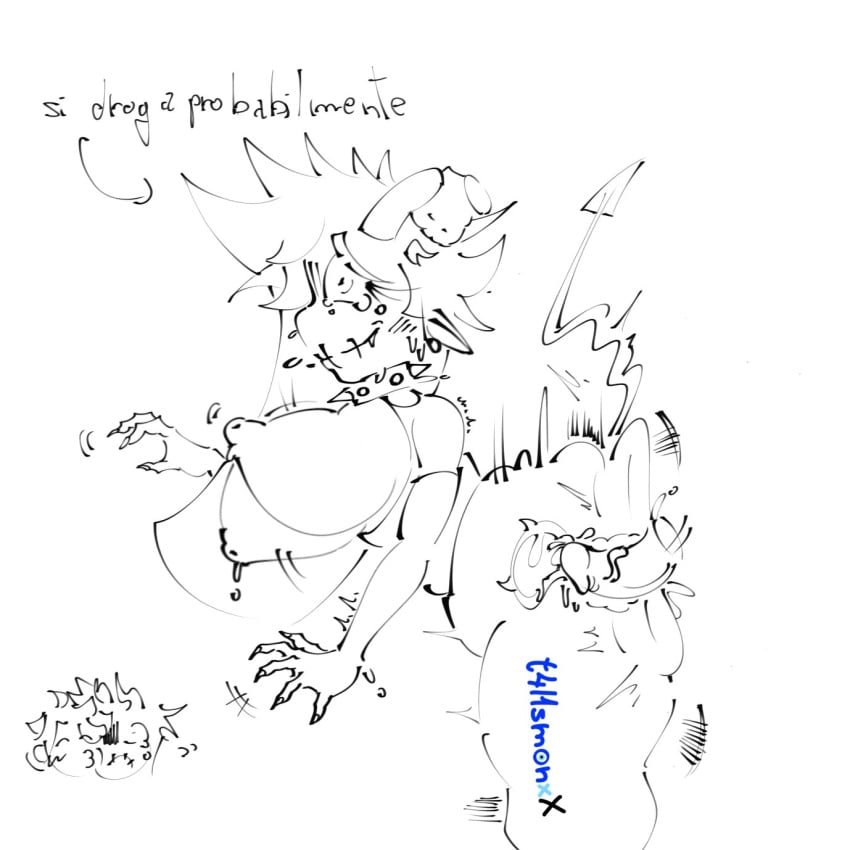 1boy 1girls artist_name bacon bacon_hair cnp_(roblox) doodle female horns male roblox roblox_avatar robloxian sketch straight t4l1smanxx tagme uncolored unfinished