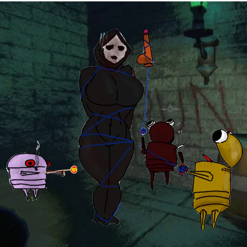 ass big big_breasts breasts bruh bug cock drugmaster genderswap_(mtf) kenny mommy mother penis r.e.p.o. repo robe_(r.e.p.o.) rule_63 semibot
