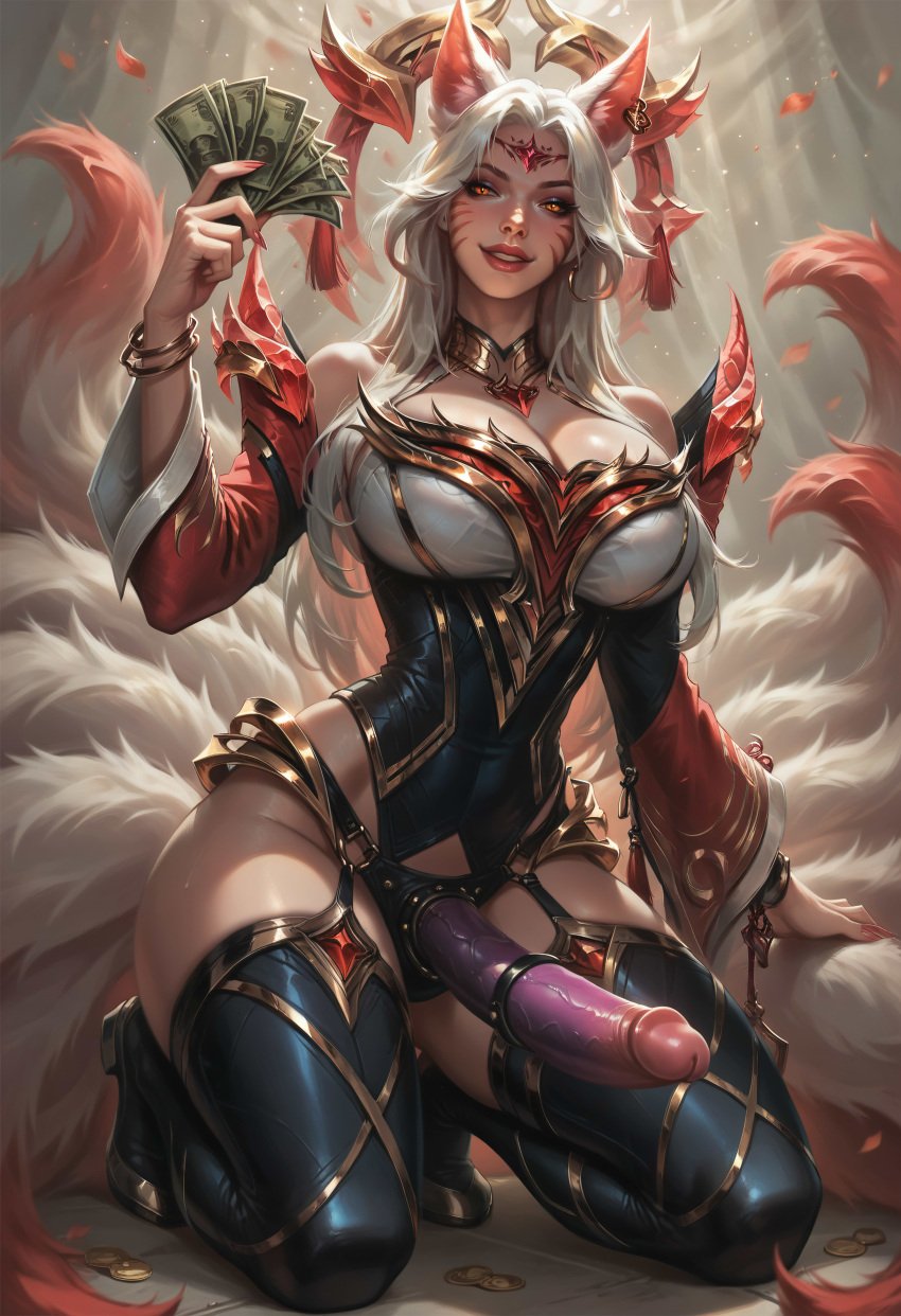 1futa ahri ai_generated balls breasts casual curvy dickgirl dress futa_only futadiffusion futanari league_of_legends looking_at_viewer muscular_futanari nsfw penis perfect_body ready_to_fuck riot_games taker_pov veiny_penis