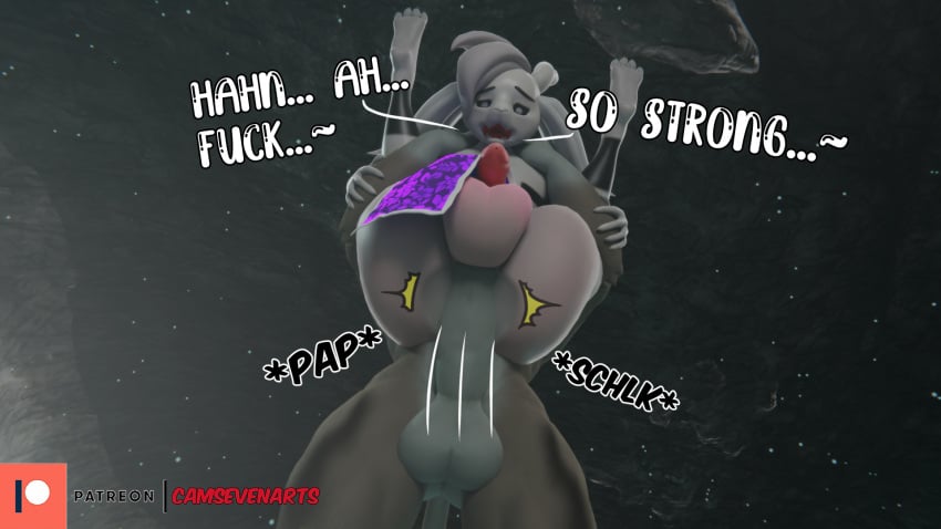 2_horns 3d_(artwork) anal_sex anus asriel_dreemurr asriel_dreemurr_(god_form) ass balls bed big_ass big_balls big_butt big_penis black_body black_fur black_markings black_sclera butt_focus camseven digital_media_(artwork) fat_ass femboy full_nelson fur furry gay genitals goat god_of_hyperdeath hair hi_res horn huge_ass karma loincloth loincloth_aside male male_only mammal markings penis short_tail tail thick_thighs tiptoes undertale undertale_(series) white_balls white_body white_eyes white_fur white_hair white_horn white_perineum wide_hips wolf