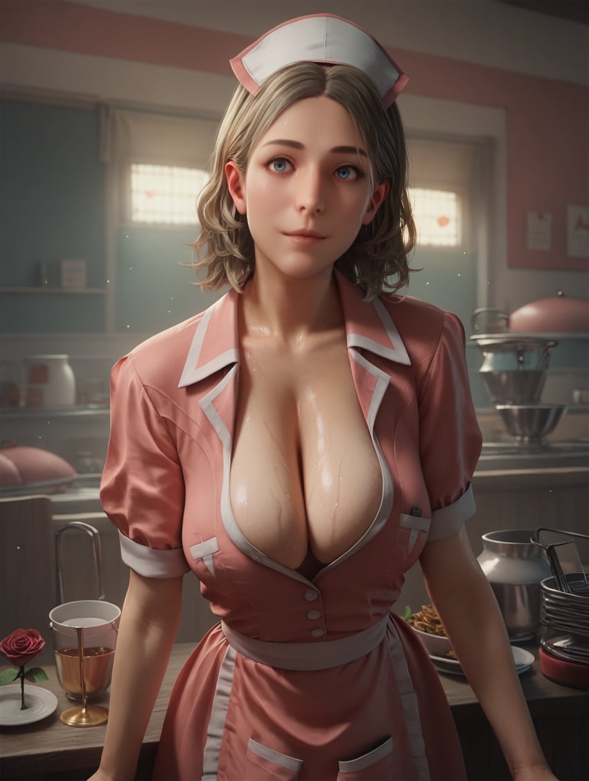 ai_generated alan_wake_2 big_breasts blonde_hair rose_marigold wartorn32