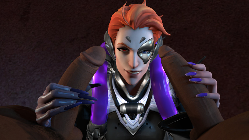 3d dark-skinned_male dark_skin female handjob interracial long_nails male moira overwatch penis sfmlover22 straight tagme