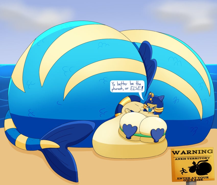 ankha big_ass big_breasts breasts bubble_butt cleavage female furry huge_ass huge_breasts hyper hyper_breasts hyper_butt thick_thighs user3345 wide_hips