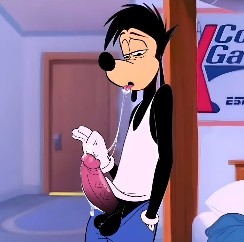 a_goofy_movie cum cum_in_mouth furry gay gay_sex max_goof nsfw own_cum_in_mouth self_sucking yaoi