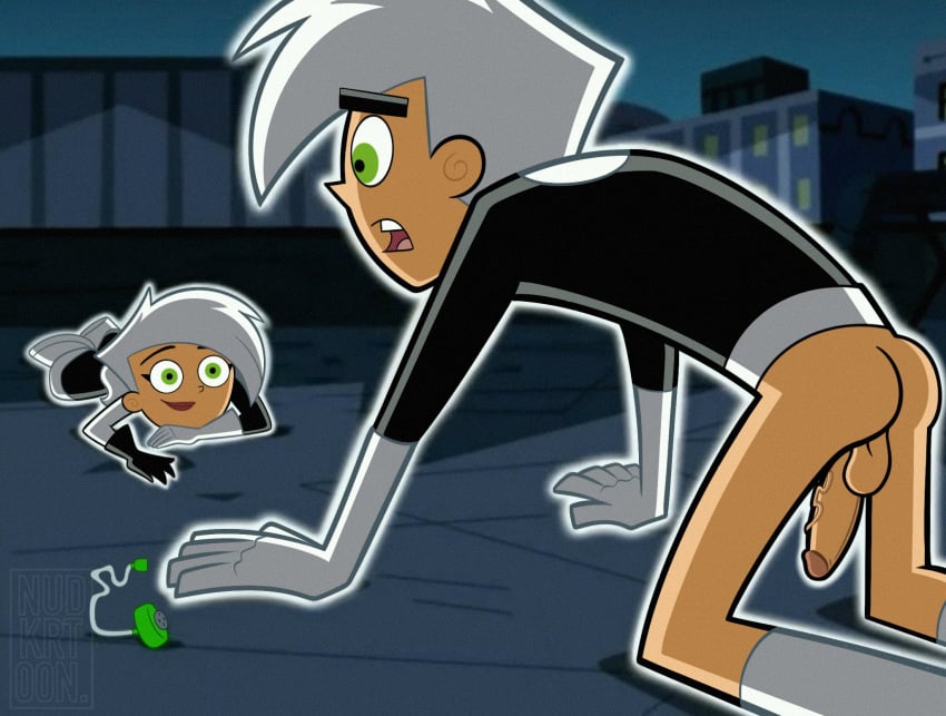 balls dani_phantom danny_fenton danny_phantom female male male_focus nudkrt00n penis