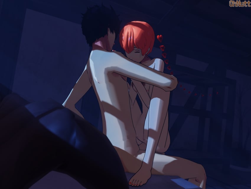 1boy 1boy1girl 3d akira_kurusu feet female joker_(persona) persona persona_5 persona_5_scramble:_the_phantom_strikers ren_amamiya reverse_cowgirl_position sex sophia_(persona_5)