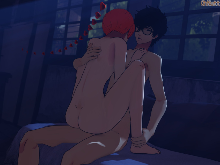 1boy 1girls 3d akira_kurusu female joker_(persona) male persona persona_5 persona_5_scramble:_the_phantom_strikers ren_amamiya reverse_cowgirl_position sex sophia_(persona_5)