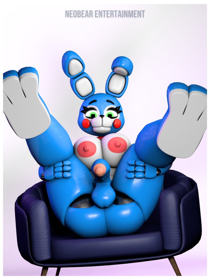 3d animatronic anthro big_ass big_butt big_dick big_penis blue_body blue_sofa bunny_ears bunny_tail dick dickgirl dickgirl/female dickgirl_only five_nights_at_freddy&#039;s five_nights_at_freddy&#039;s_2 futa_only futanari green_eyes heart-shaped_pupils light_blue_body neobear_entertainment_(artist) penis photoshoot plain_background rabbit rabbit_ears rabbit_tail robot sofa solo solo_futa thick_thighs toy_bonnie_(fnaf) white_background