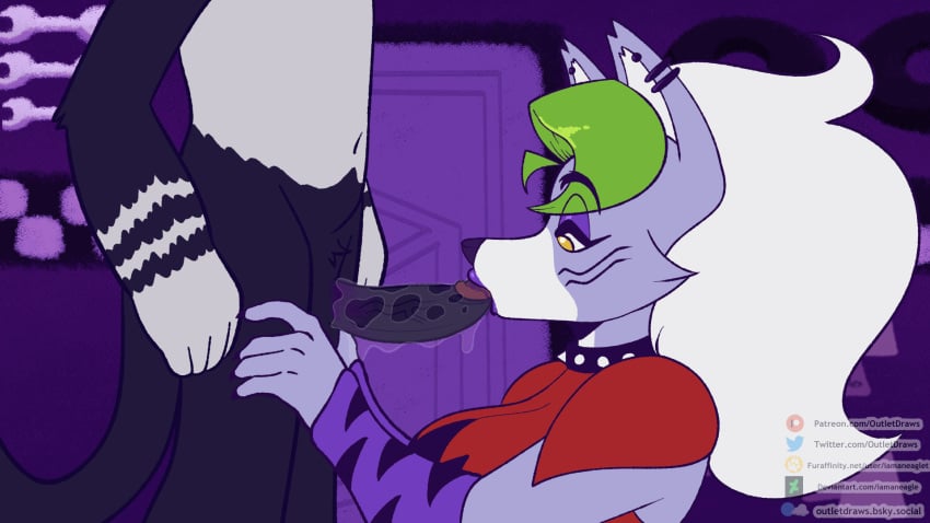 16:9 2024 animated anthro anthro_on_anthro anthro_penetrated anthro_penetrating anthro_penetrating_anthro arm_warmers armwear big_breasts black_body black_fur breasts canid canine canis clothed clothing collar domestic_cat duo eyeshadow faceless_anthro faceless_character faceless_male felid feline felis fellatio female female_penetrated five_nights_at_freddy's five_nights_at_freddy's:_security_breach fur genitals green_hair grey_body grey_fur hair hi_res humanoid_genitalia humanoid_penis machine makeup male male/female male_penetrating male_penetrating_female mammal multicolored_body multicolored_fur nude oral oral_penetration outlet_(outletdraws) outletdraws penetration penile penis penis_in_mouth purple_eyeshadow robot roxanne_wolf scottgames sex short_playtime spiked_collar spikes steel_wool_studios text two_tone_body two_tone_fur url white_body white_fur white_hair widescreen wolf yellow_eyes