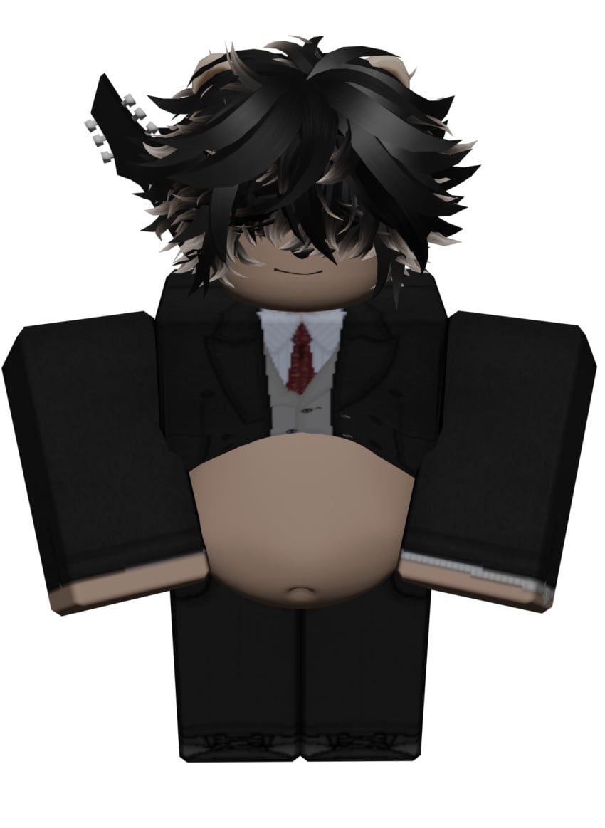 1boy 3d belly_button hair low_quality male navel pregnant pregnant_female roblox short_hair tagme transparent_background