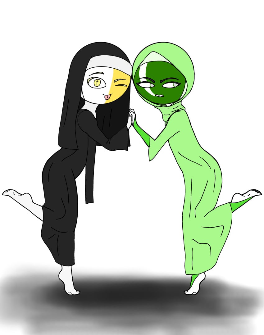 2girls akim_j countryhumans countryhumans_girl funny medina_city_(countryhumans) vatican_city_(countryhumans)