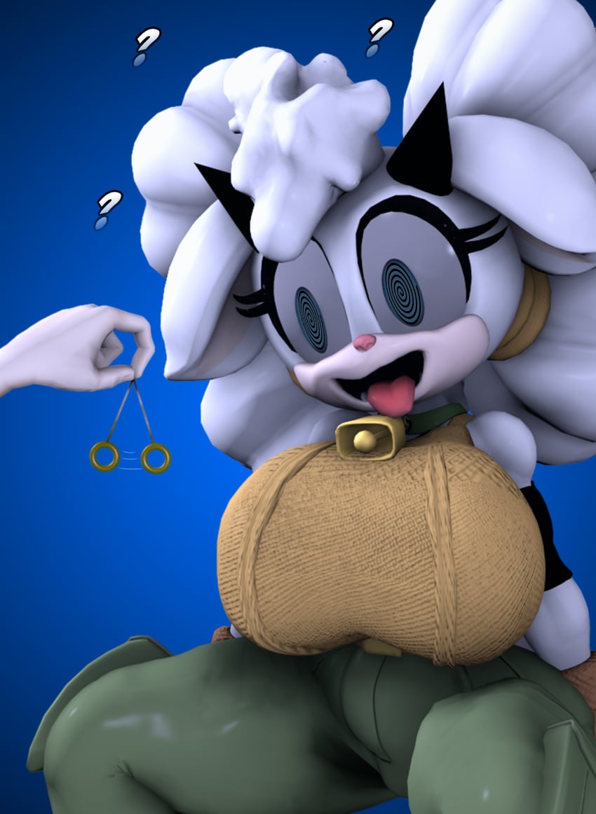 1girls 3d anthro armband bell bell_collar big_breasts big_hair blue_eyes breasts cargo_pants cowbell crazy_smile female female_focus fluffy fluffy_hair furry horn hypnosis lanolin_the_sheep mind_break mind_control mobian_(species) pendulum sheep_ears sheep_girl sheep_horns smile sonic_(series) sonic_the_hedgehog_(comics) sonic_the_hedgehog_(idw) sonic_the_hedgehog_(series) spiral_eyes tagme theashsfm thick_thighs tongue tongue_out voluptuous white_body white_fur white_hair white_wool wool_(fur)