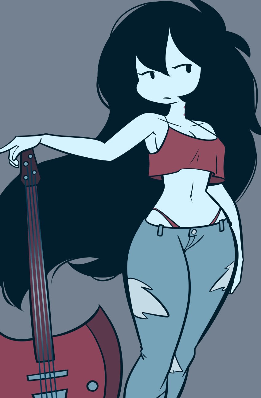 1girls 2d 2d_(artwork) absurd_res adventure_time cartoon_network clothed clothed_female clothes clothing digital_drawing_(artwork) digital_media_(artwork) female female_only front_view humanoid jek_korpen light-skinned_female light_skin marceline marceline_abadeer pale-skinned_female pale_skin pose posing simple_background solo solo_female standing tagme upper_body white_background