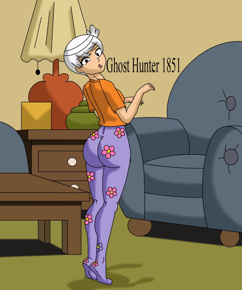 1boy androgynous bubble_ass bubble_butt femboy flare_pants ghosthunter1851(artist) huge_ass leggings lincoln_loud nickelodeon round_ass round_butt shirt shocked skin_tight standing the_loud_house thick thick_ass thick_butt thick_legs thick_thighs tiptoes trap twitching