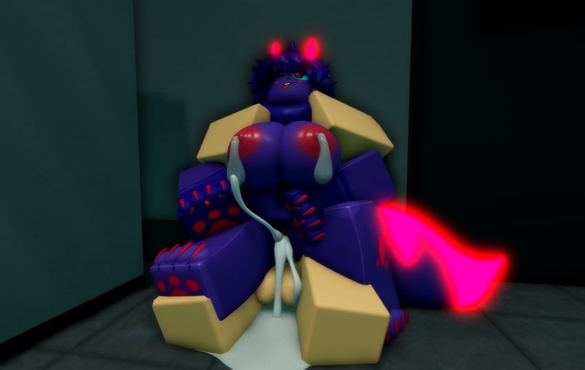 3d anthro breasts carneline_(kaiju_paradise) consensual cum cum_in_pussy cum_inside cumshot female furry happy_sex human kaiju_paradise lactating lactation looking_pleasured male male/female ravenuwu roblox roblox_game robloxian self_upload sex tagme vaginal_penetration