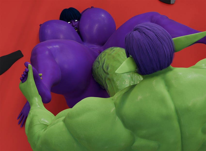 3d abs anal anal_insertion anal_sex blue_hair dickgirl female fitness futa_on_female futanari gym huge_ass huge_breasts hyper hyper_ass hyper_breasts hyper_penis large_ass large_breasts large_insertion muscular_futanari night_elf night_elf_female orc orc_futanari purple_skin seline selinemukgrom shemale shirayah warcraft white_eyes