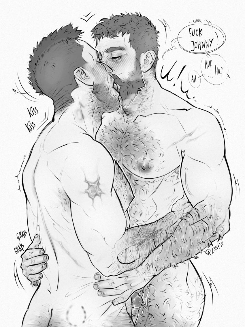 2boys 3:4 call_of_duty call_of_duty_modern_warfare_2_(2022) captain_price john_mactavish kissing love male male_only multiple_boys self_upload yaoi z3nt5u