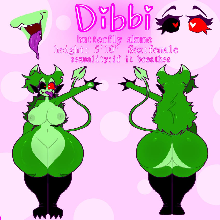 ass breast busty dibbi female furry oc oc_sheet