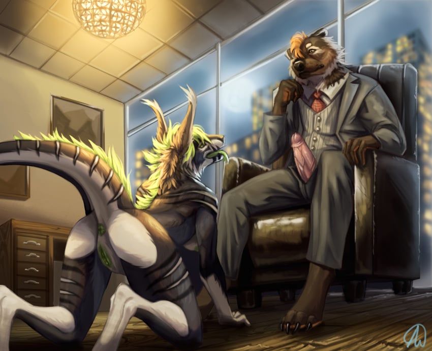 anthro anus bear begging begging_pose duo female genitals hi_res kneeling male male/female mammal nude penis pose ravuki vernid vulva