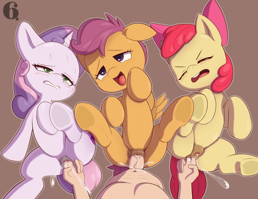 1boy 2020s 2024 3girls 5_fingers 6i6as_(artist) abs absurd_res accessory ahe_gao anal anal_fingering animal_genitalia animal_vulva apple_bloom_(mlp) blush bodily_fluids bow_ribbon closed_eyes colored cub cutie_mark cutie_mark_crusaders_(mlp) digital_drawing_(artwork) digital_media_(artwork) equid equine equine_genitalia equine_vulva eyebrows eyelashes featureless_feet feet female female_cub female_feral female_on_human female_penetrated feral feral_penetrated finger_fuck fingering fingers first_person_view friendship_is_magic genital_fluids genitals green_eyes group group_sex hair hair_accessory hair_ribbon hairbow hasbro hi_res hooves horn horse human human_male human_on_feral human_penetrating human_penetrating_female human_penetrating_feral interspecies larger_human larger_male larger_penetrating larger_penetrating_smaller light-skinned_male light_skin logo looking_pleasured lying male male/female male_human male_human/female_cub male_human/female_feral male_on_feral male_penetrating male_penetrating_female male_penetrating_feral mammal mauve_background multicolored_hair multiple_girls my_little_pony mythological_creature mythological_equine mythology navel older_human older_male older_male_and_younger_female older_penetrating older_penetrating_younger on_back orange_body pegasus penetration penis pink_hair purple_body purple_hair purple_tail red_hair red_tail ribbons scootaloo_(mlp) sex simple_background size_difference smaller_female smaller_feral smaller_penetrated soles sweat sweatdrop sweetie_belle_(mlp) tail tongue two_tone_hair unguligrade unicorn url vaginal_penetration vein veiny_penis vulva wings yellow_body young young_female young_feral younger_female younger_feral younger_penetrated zoophilia