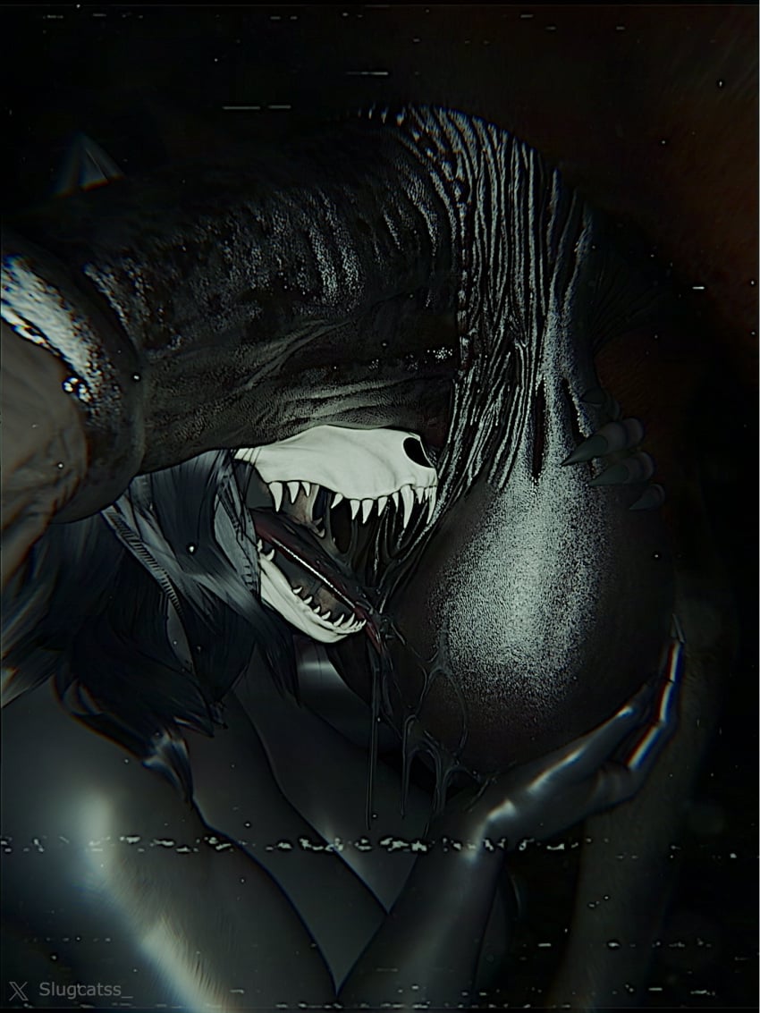 3d_(artwork) animal_genitalia animal_penis anthro ball_lick balls big_balls big_penis black_balls black_tongue bodily_fluids bone breasts canid canine dark digital_media_(artwork) drooling duo equid equine equine_genitalia equine_penis female female_anthro feral genitals hair hand_on_balls hi_res holding_balls horse huge_balls huge_cock licking long_hair mal0 mal0_(species) male male/female male_feral mammal open_mouth oral penis saliva saliva_on_balls saliva_on_tongue saliva_string scp-1471 scp-1471-a scp-1471-a_(scrag) scp_foundation sex sharp_teeth skull skull_head skulldog_(species) slugcats slugcats_(artist) solo_focus teeth tongue tongue_out vhs_filter watermark
