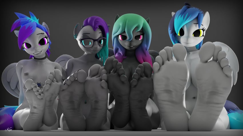 16:9 2_ears 2_eyes 3d_(artwork) 3d_artwork 3d_model 3d_render 4girls 4k 5_finger 5_fingers 5_toes absurd_res animal animal_ears animal_only animals animals_ears animals_only anthro anthro_female anthro_girl anthro_only anthro_woman areolae art artist_name black_body black_ear black_ears black_nail black_nail_polish black_nailpolish black_nails black_skin black_skinned_female blue_eye blue_eyes blue_eyes_female blue_hair blue_hair_female boobs breasts crossed_ankles crossed_feet digital_art digital_media digital_media_(artwork) ear ears energy_wave_(oc) equid equine eye eyes eyewear feet female female/female female/female/female/female female_anthro female_humanoid female_naked female_nude female_only finger foot foot_fetish foot_focus footsie furry furry_anthro furry_boobs furry_breasts furry_ears furry_female furry_only furry_tail furrygirl girl girl_naked girl_only gray_background gray_body gray_skin gray_skinned_female grey_background grey_body grey_ear grey_ears grey_skin grey_skinned_female group hair hasbro hi_res horse horse_ears horse_ears_girl horse_girl horse_tail horsegirl humanoid humanoid_anthro humanoid_feet humanoid_female humanoid_woman jpeg jpg kenuwu long_hair long_hair_female looking_at_viewer mammal mouth multicolored_hair multicolored_tail my_little_pony mythological_creature mythological_equine mythology nail nail_polish nails naked naked_female naked_girl naked_woman needle_star_(oc) nipple nipples nipples_piercing nipples_piercings nose nude nude_female nude_girl nude_woman only_female only_girl only_woman paintheart_(oc) pegasus piercing piercing_nipples piercings pink_eye pink_eyes pink_eyes_female plantigrade pony pony_tail ponygirl purple_eye purple_eyes purple_eyes_female render short_hair short_hair_female simple_background smile smiling_at_viewer soles tail teeth text tits toes twitter_link velvet_dream_(oc) white_ear white_ears white_teeth white_text widescreen wings woman woman_only women women_only wrinkled_feet wrinkles yellow_eye yellow_eyes yellow_eyes_female