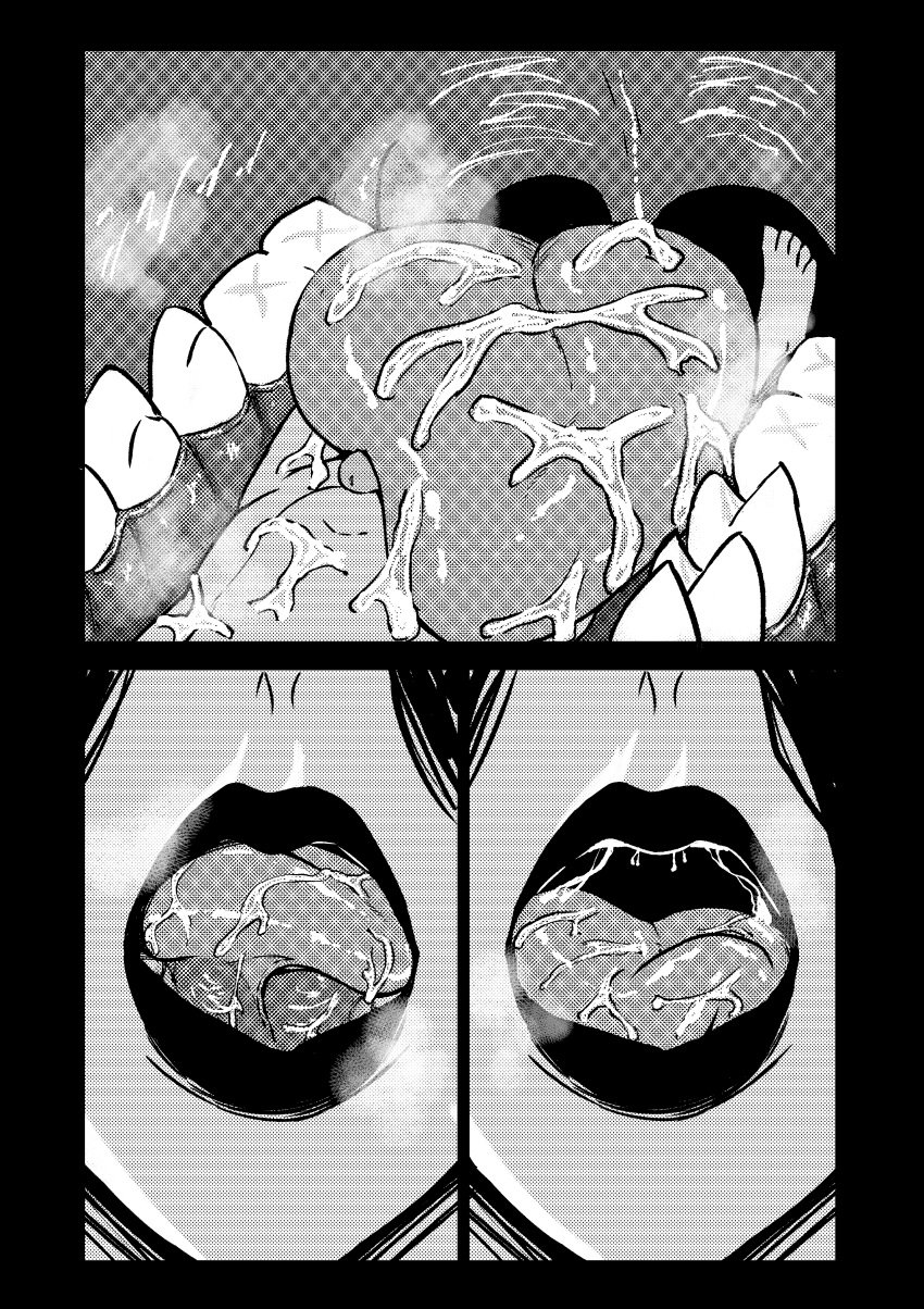 1boy comic female female_pred giantess male man_eating_witch_(shoulderenjoyer) oral_vore shoulderenjoyer tagme vore