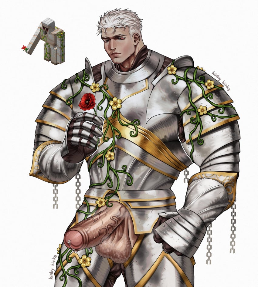 1boy bara big_penis foreskin giant_penis hairy_balls huge_cock humanization humanized iron_golem_(minecraft) kinkybinky large_penis male minecraft penis penis_out pinup precum precum_bubble precum_drip precum_on_penis precum_string precum_trail sagging_balls saggy_balls uncircumcised uncut uncut_penis veiny_penis yaoi