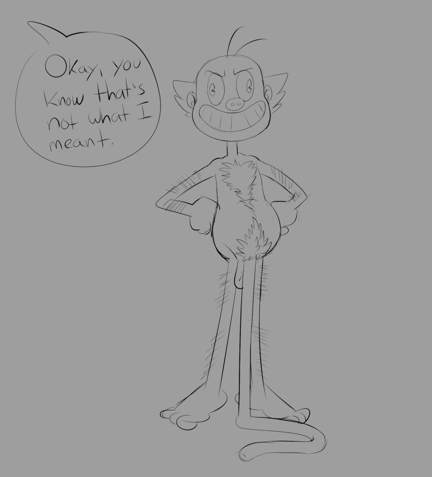 1boy cartoon doctor_who harmfulplant line_art male mr_ring-a-ding nude sketch toony toony_face