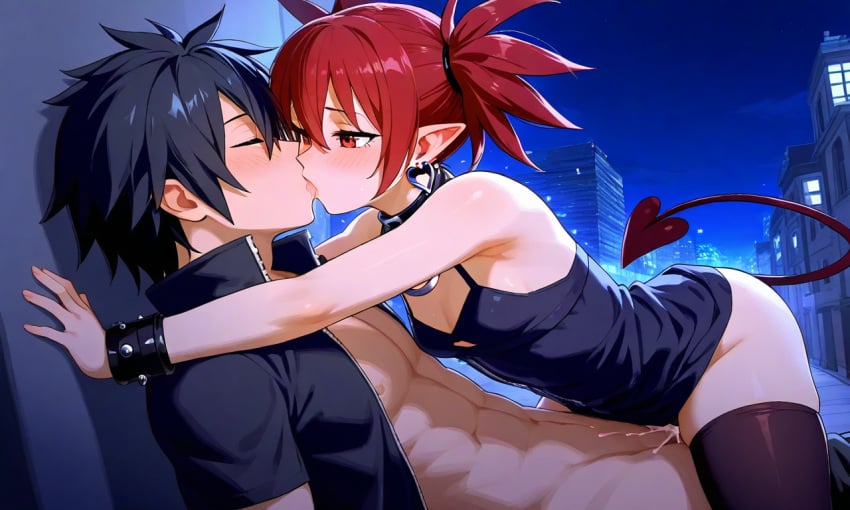 ai_generated couple crossover disgaea etna fairy_tail gray_fullbuster