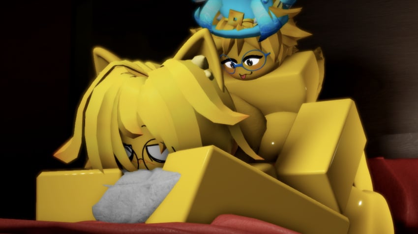 1femboy 1girls 3d backshots big_female catgirl female ktiiejiju_(artist) male noob pillow_hug roblox robloxian self_upload tagme tonyrr34