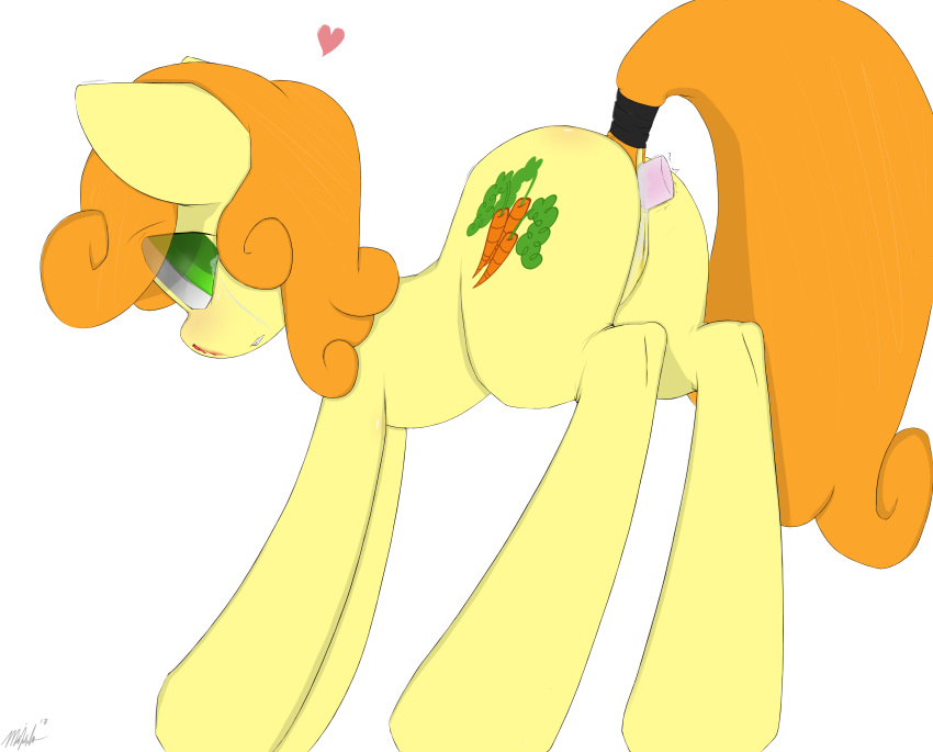 ass blood carrot_top dildo equine friendship_is_magic horse majikplant420 my_little_pony nosebleed pussy sex_toy