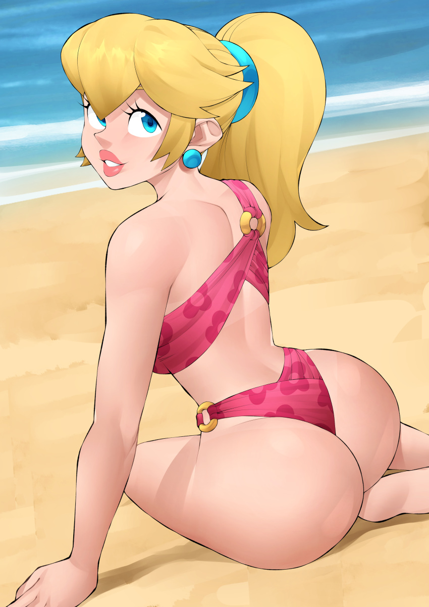 bikini female flytrapxx mario_(series) nintendo princess_peach tagme