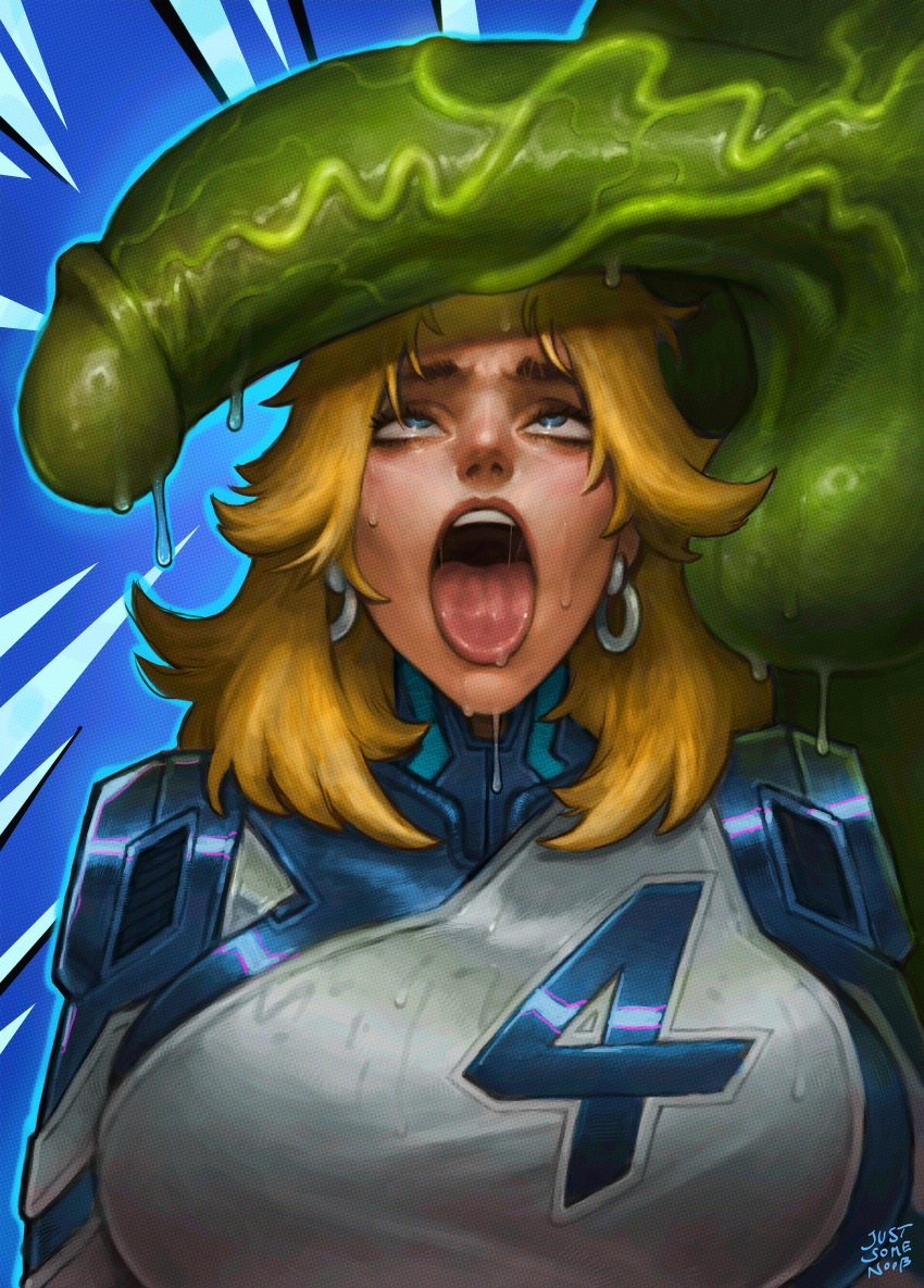 1boy 1girls ahe_gao ahegao ahegao_face artist_name balls big_penis blonde_hair blue_eyes bodysuit cheating_wife earrings fantastic_four gigantic_breasts gigantic_penis green_body green_skin huge_cock hulk hulk_(marvel_rivals) hulk_(series) imminent_fellatio imminent_oral imminent_penetration imminent_sex invisible_woman invisible_woman_(marvel_rivals) justsomenoob large_breasts large_penis light-skinned_female light_skin long_hair married married_woman marvel marvel_cinematic_universe marvel_comics marvel_rivals open_mouth penis penis_awe penis_on_head smelly spit stinky sue_richards sue_storm tongue tongue_out unseen_male_face wife