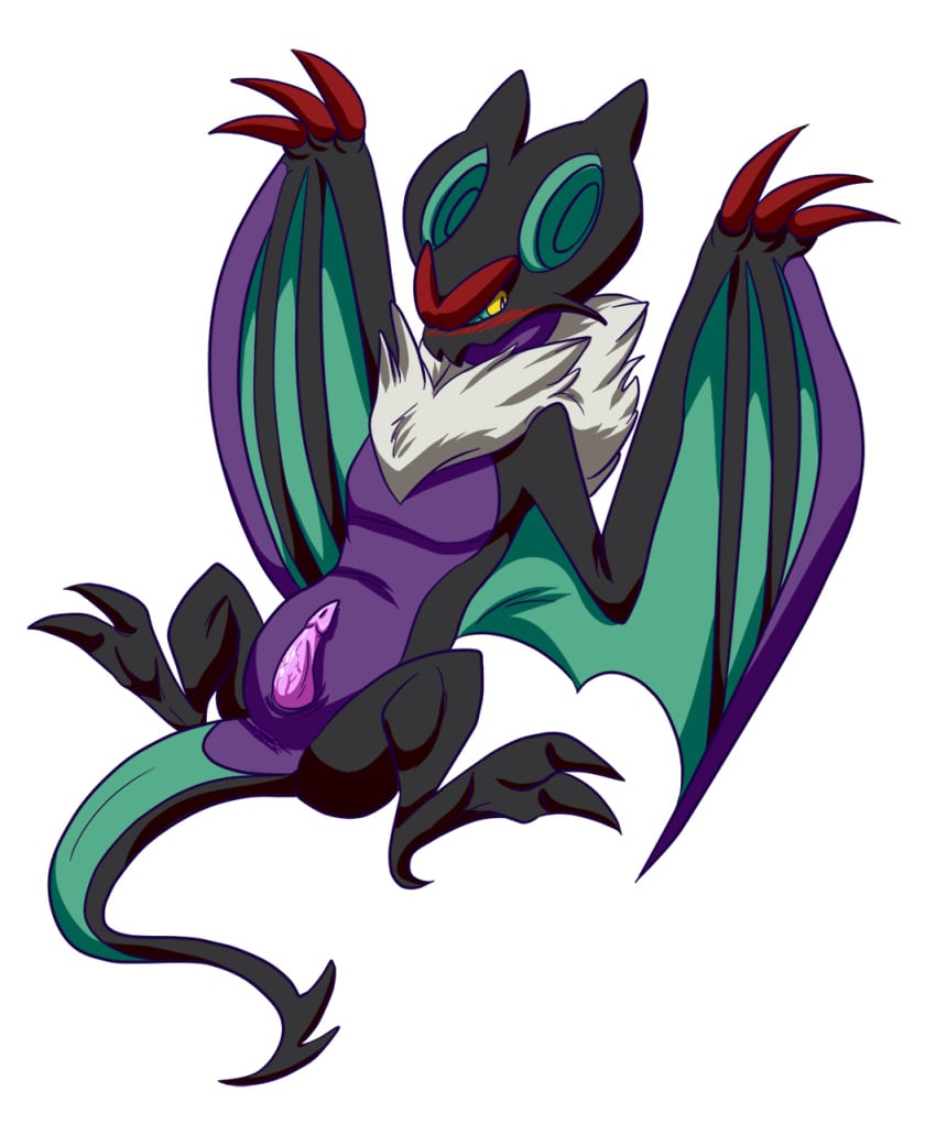 1boy 3_toes alpha_channel anus ass barefoot bat big big_ears black_eyes blush claws darthglacier dragon erection feral fur hi_res looking_away male male_only nintendo noivern nude pecs penis pink_penis plain_background pokemon pokemon_(species) presenting presenting_hindquarters shadow sharp_claws shiny solo spread_legs spreading toe_claws transparent_background video_games white_eyes white_fur wings yellow_eyes