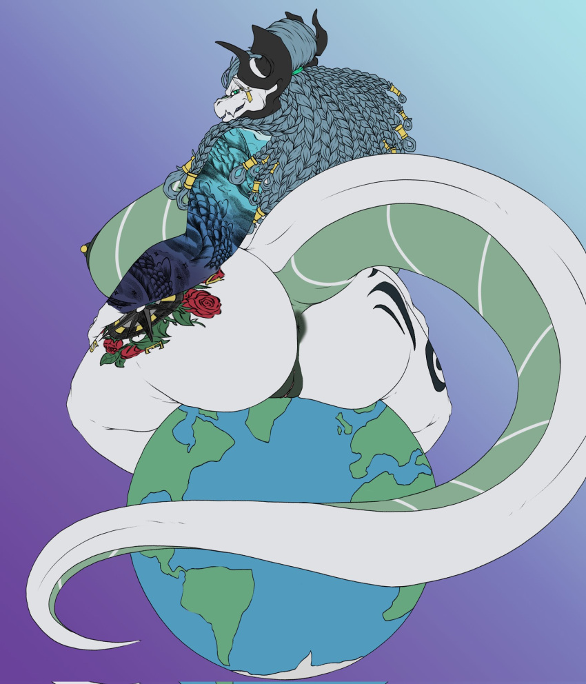 big_ass big_breasts earth globe tolerain_(artist)