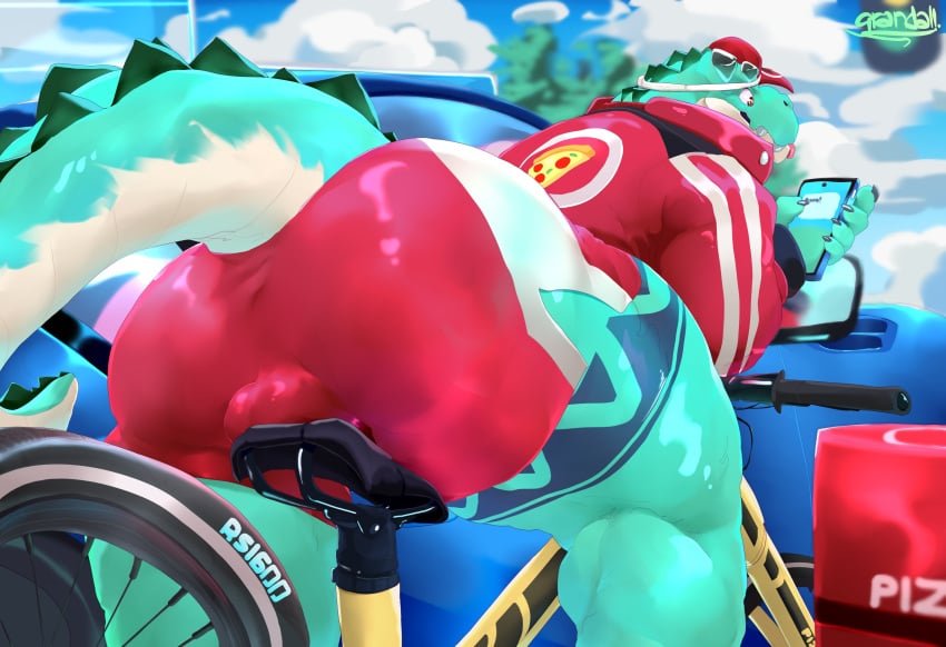 1boy ass backsack big_ass big_butt bubble_ass bubble_butt bulge fat_ass fat_butt grandall_(artist) grandall_(character) huge_ass huge_butt large_ass large_butt male male_only original_character solo solo_male thick_ass thick_butt