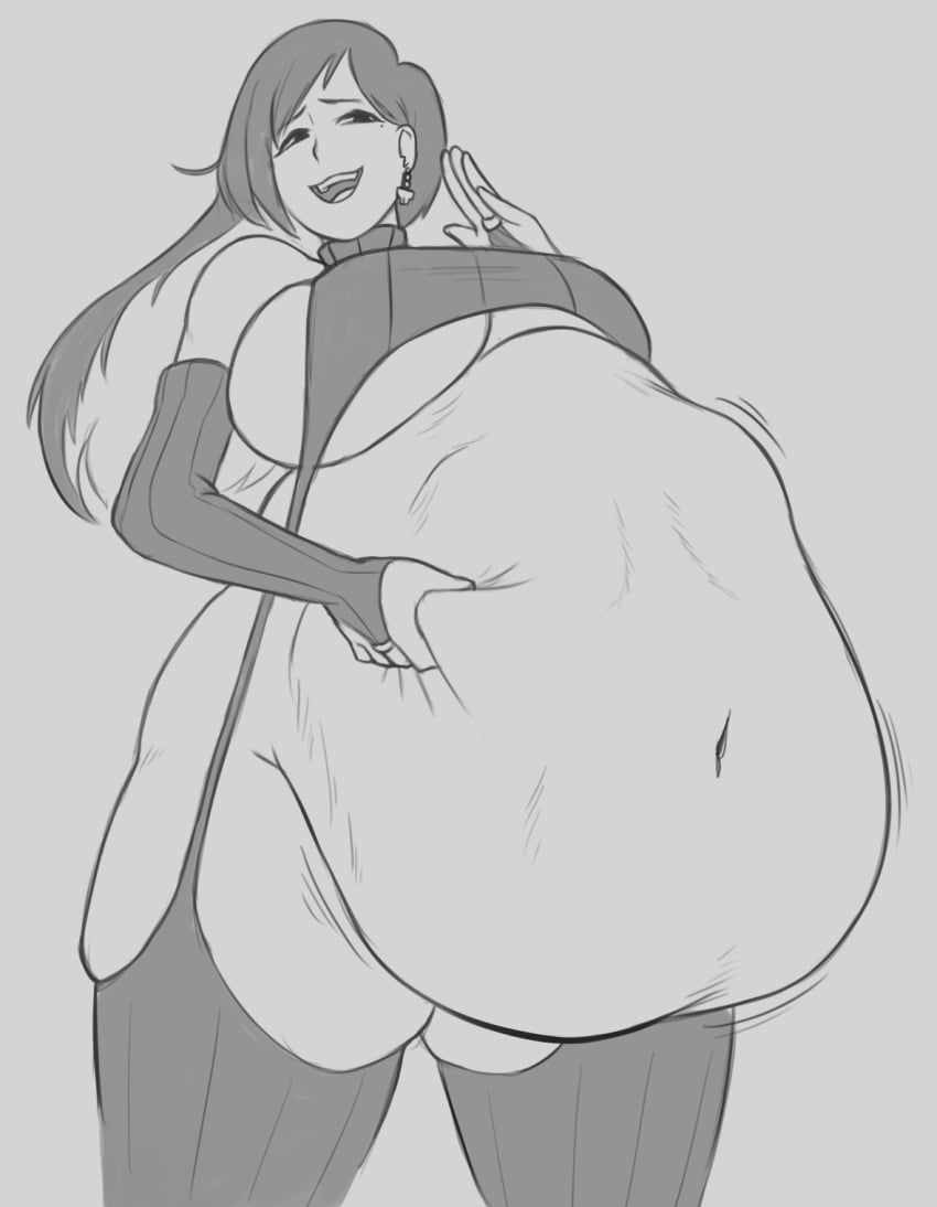 artist_request big_breasts binah project_moon unknown_artist vore vore_belly