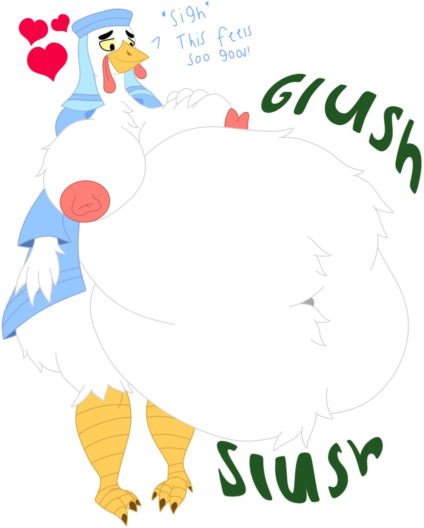 absurd_res after_vore alpha_channel anthro anthro_pred areola areola_outline ass avian avian_caruncle avian_feet avian_legs avian_pred belly belly_tuft big_belly big_breasts big_butt biped bird bird_legs bloated blue_clothing breast_expansion breast_grab breast_tuft breasts bulge butt_expansion butt_tuft chest_tuft chicken clothing dewlap_(anatomy) dialogue digestion digestion_noises disney expansion fat_rolls fatal_vore feather_tuft feathers female female_pred galliform gallus_(genus) glush hand_on_breast hand_on_own_breast hat headgear headwear heart_symbol hi_res lady_kluck leg_tuft mandro22 navel navel_outline navel_tuft nipples obese obese_anthro obese_female onomatopoeia overweight overweight_anthro overweight_female phasianid png_file robe robe_only robin_hood_(disney) rumbling_stomach satisfaction satisfied satisfied_look sigh sighing simple_background sloshing_belly slush_(sound_effect) solo sound_effects stomach_bulge story story_in_description text thick_thighs transparent_background tuft veil vore wardrobe_malfunction wattle winged_arms wings