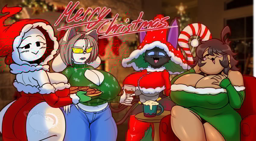 ass breasts female furry jyto karen karen_temmie little_death_(jyto) tagme temmie_(undertale) temren_(jyto) undertale