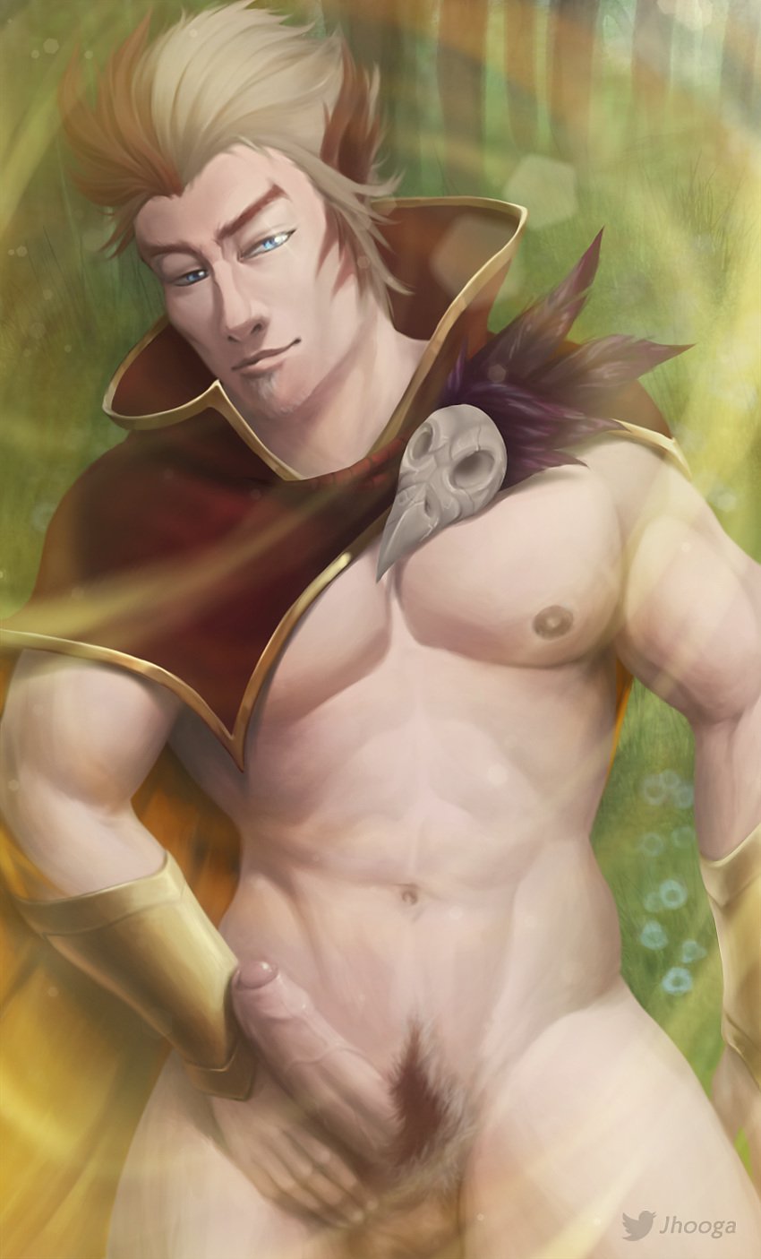 bara gay jhooga league_of_legends male_only muscles rakan yaoi